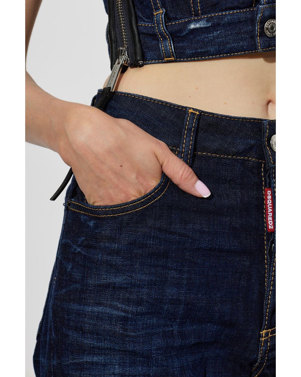 DSquared² Blue 'Boston' Jeans