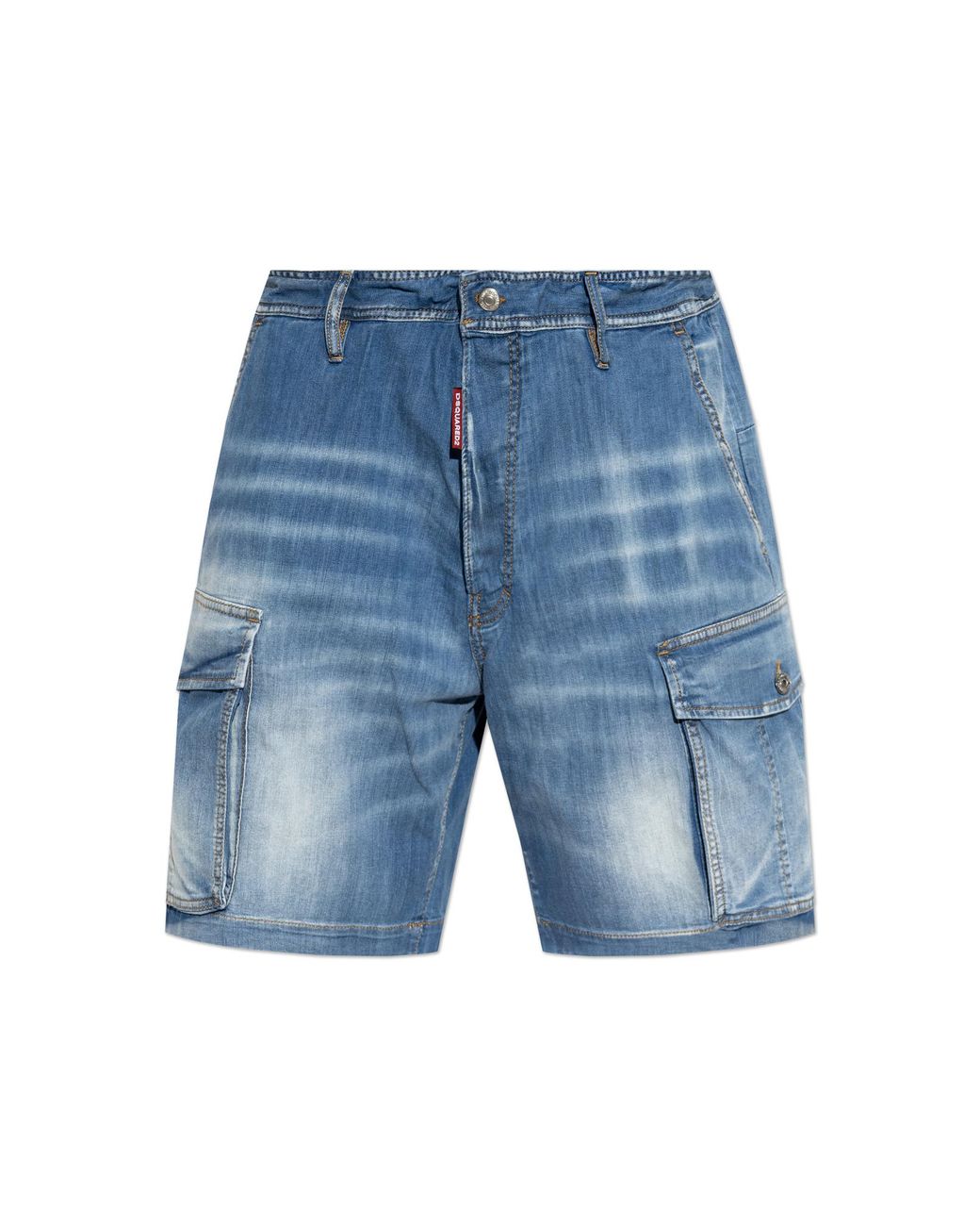 DSquared² Blue Denim Shorts for men