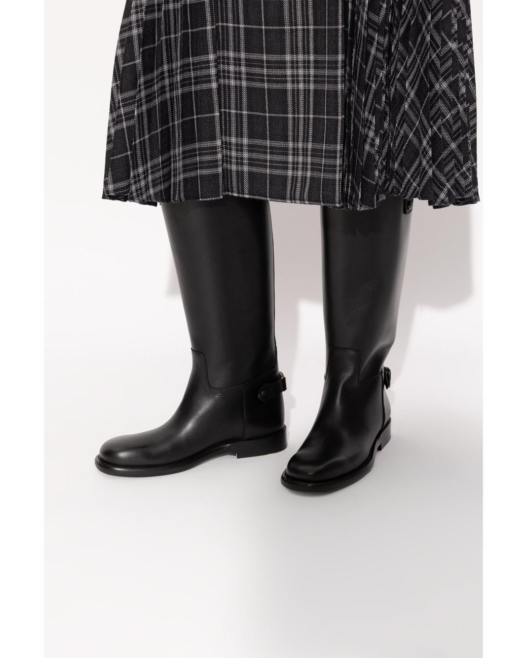 Burberry Black Cavalier Boots