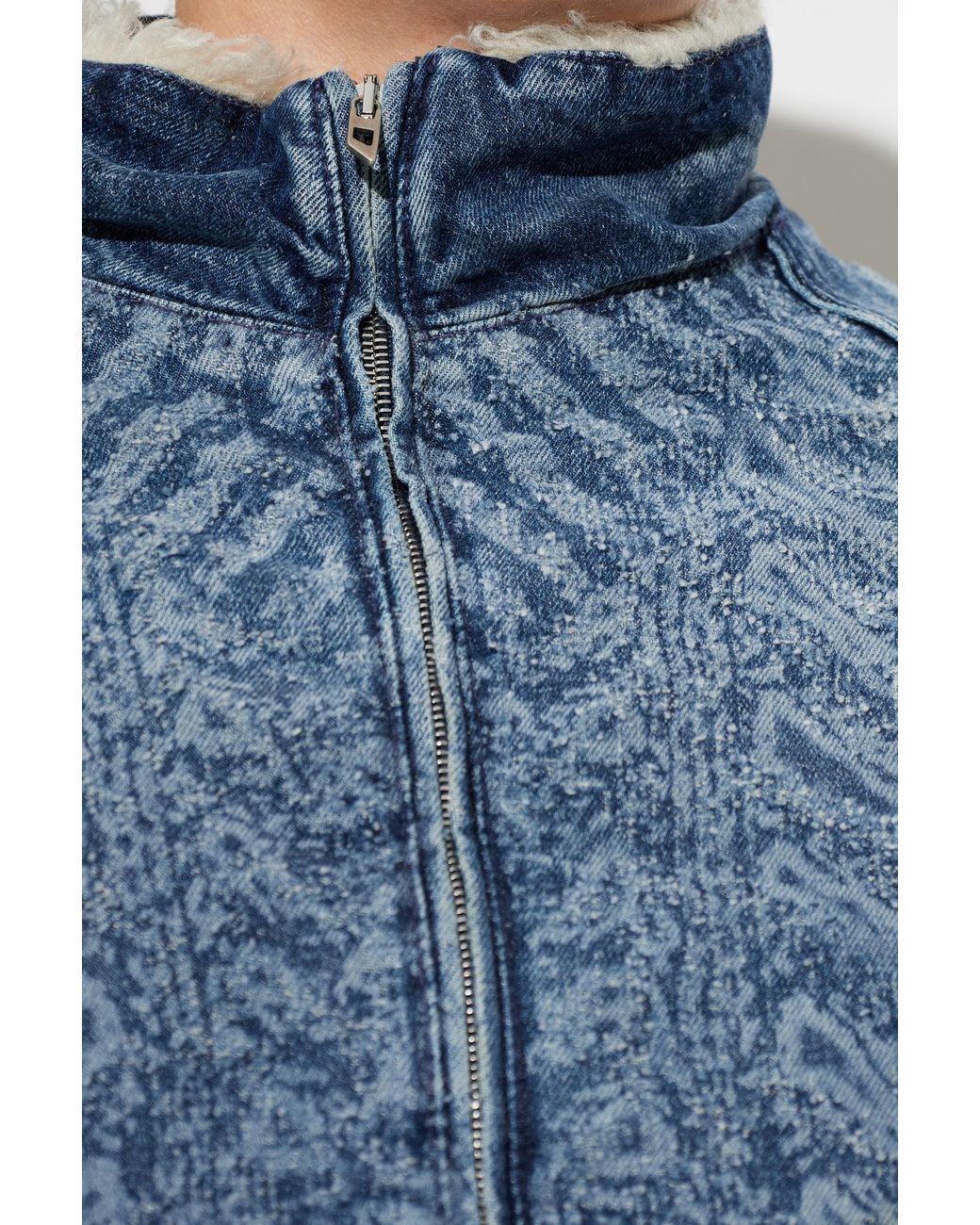 DIESEL Blue Insulated Jacket 'D-Kraps-S' for men