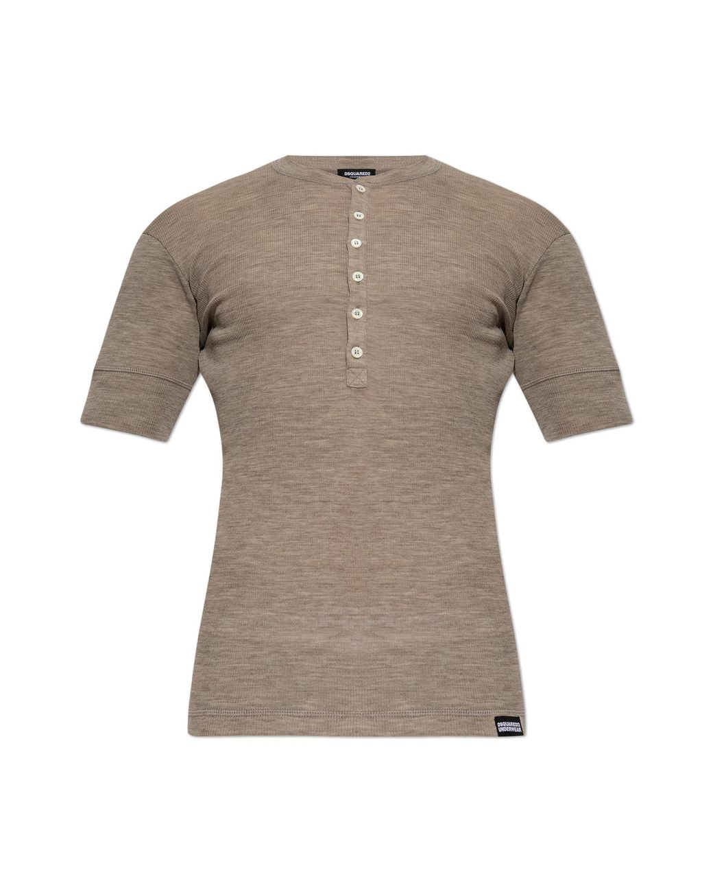 DSquared² Gray Woolen Underwear T-Shirt for men