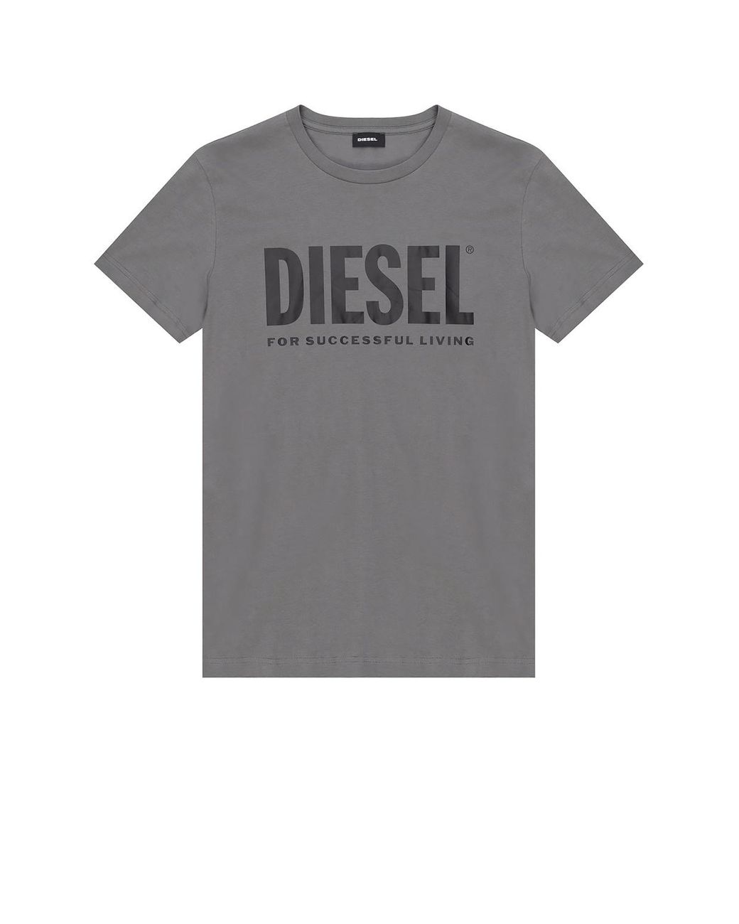 DIESEL Cotton T-shirt With Logo in Green for Men - Lyst