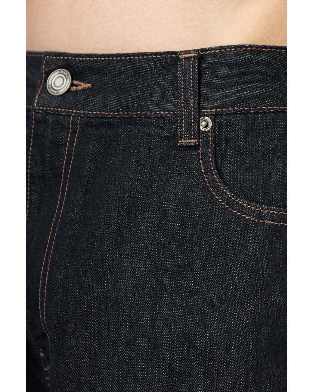 Juun.J Black Wide-Leg Jeans for men