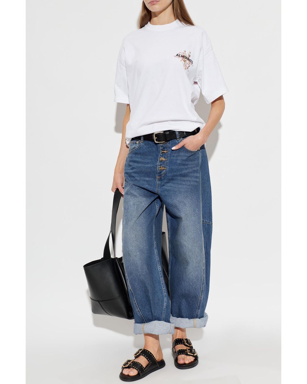 AllSaints White T-Shirt "Valen"