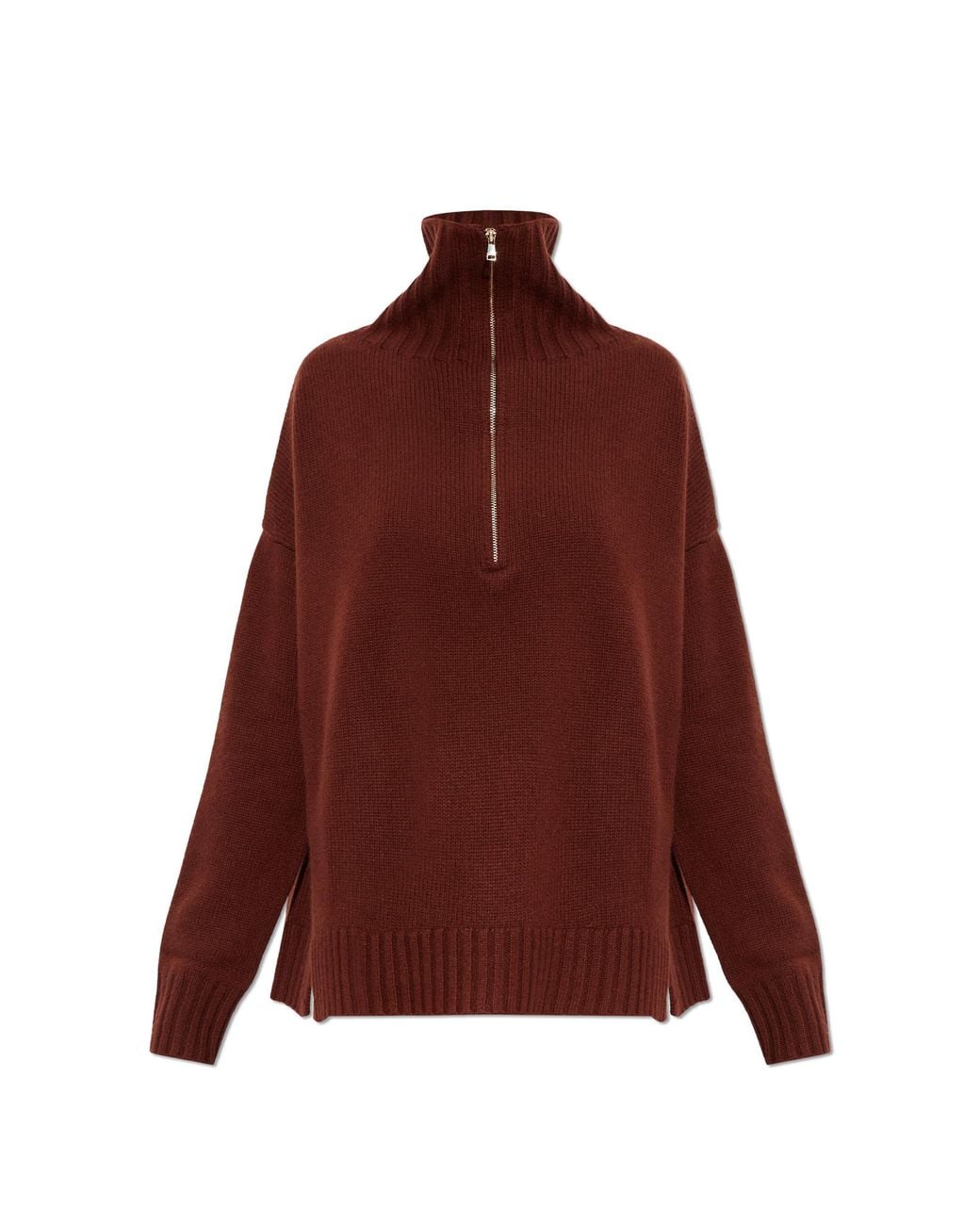 Max Mara Red 'Crasso' Cashmere Sweater