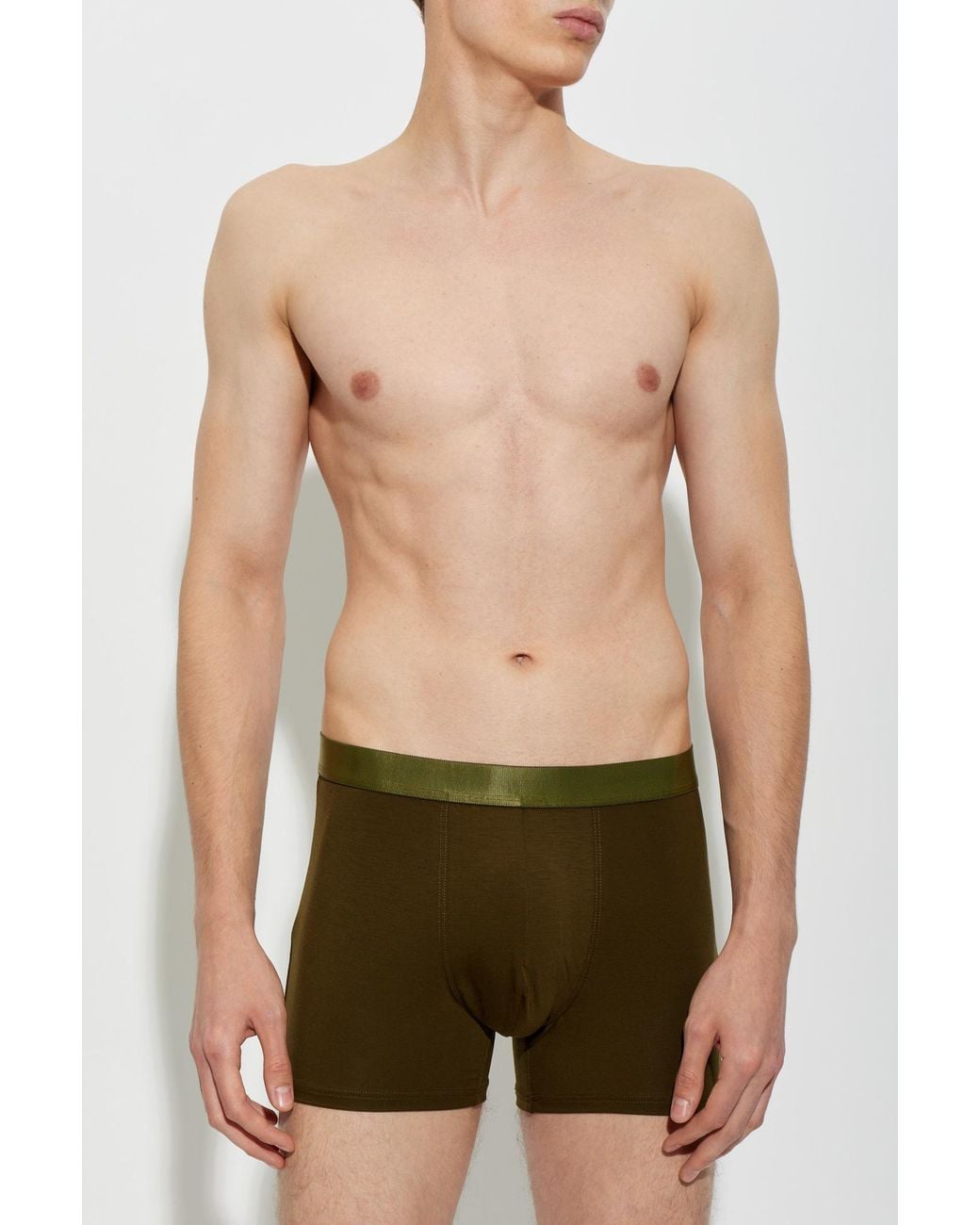 CDLP Green Three-Pack Of Boxers With Logo for men