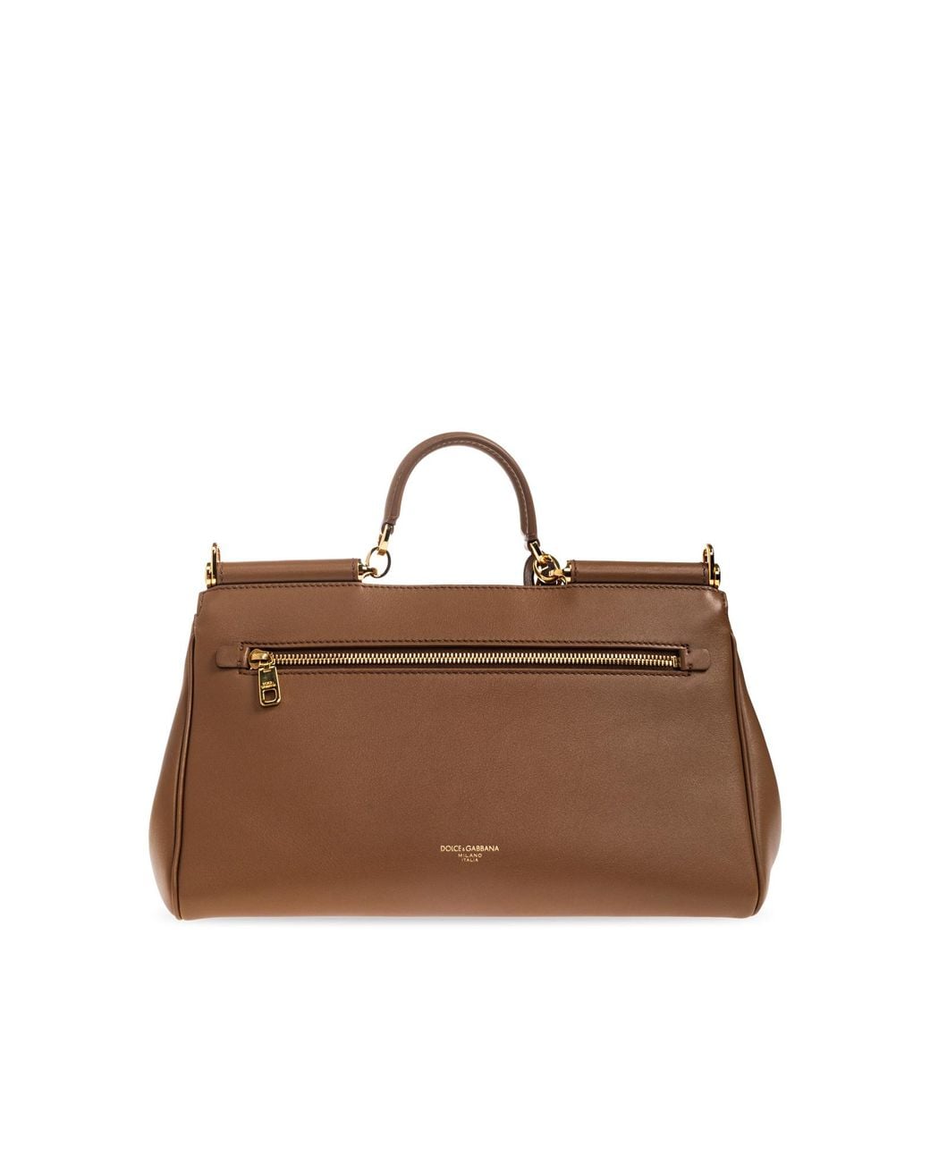 Dolce & Gabbana Brown Handbag 'Sicily Large'