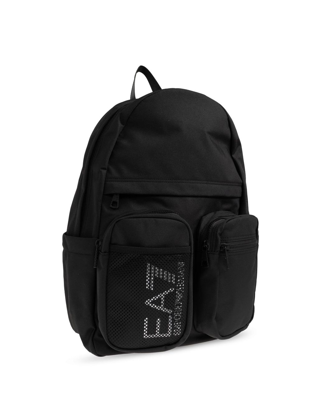 EA7 Black Backpack
