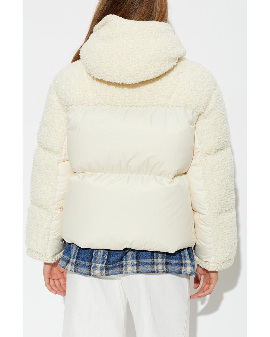 Moncler White 'Cristallin' Puffer Jacket
