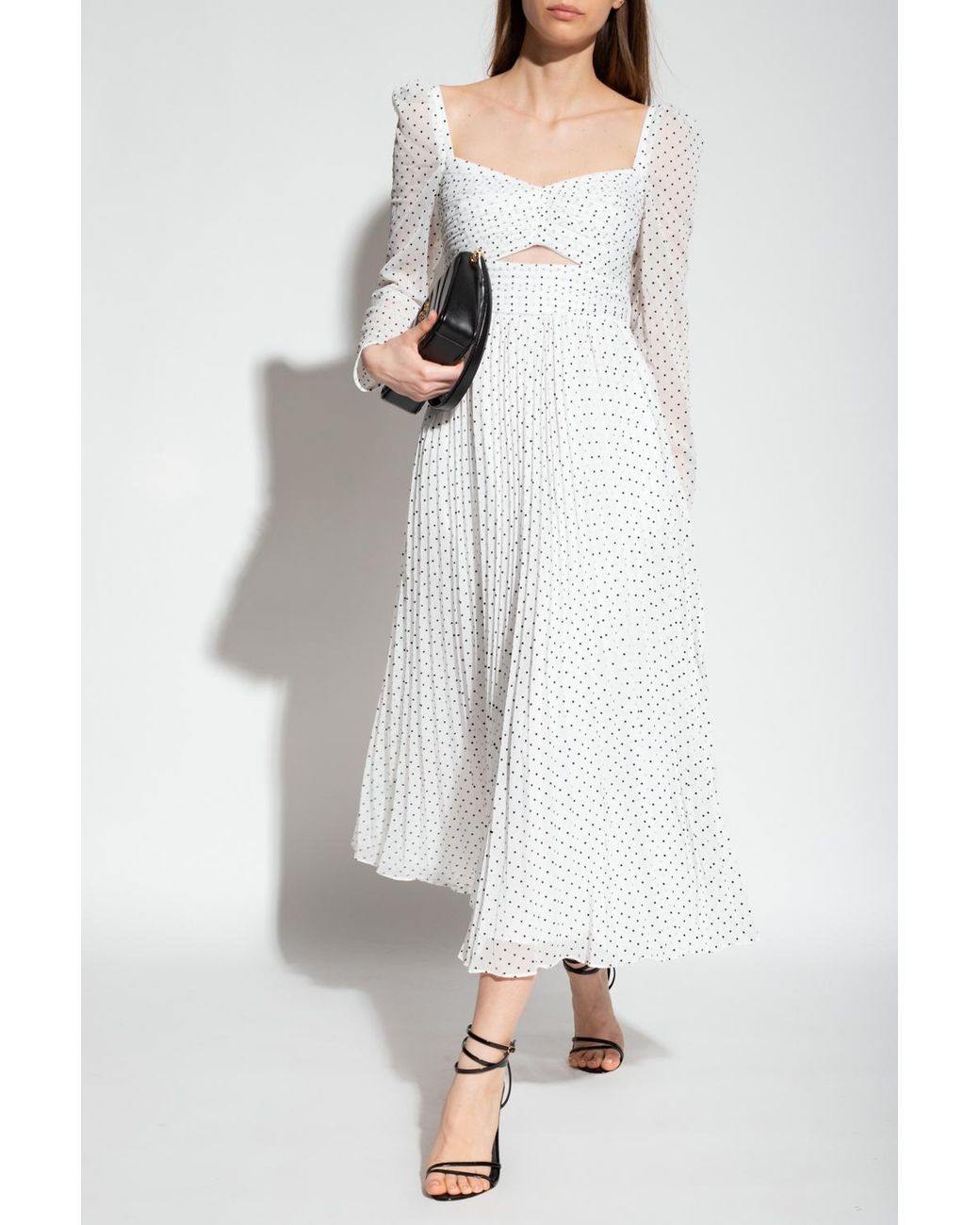 Self portrait shop white long dress