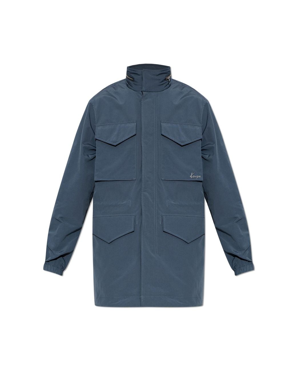 KENZO Blue Light Jacket With Hood