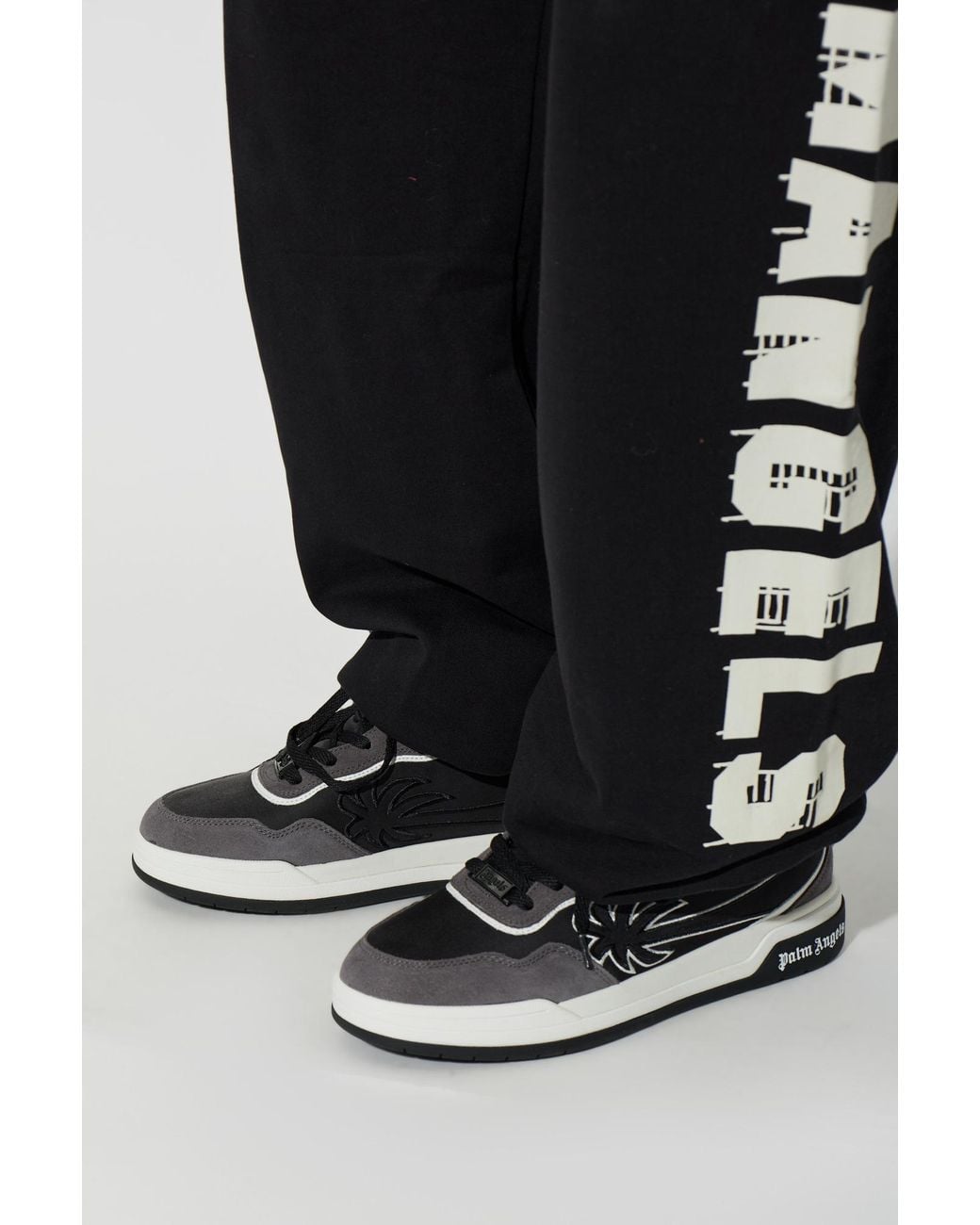 Palm Angels Black 'Palm Tennis' Sneakers for men