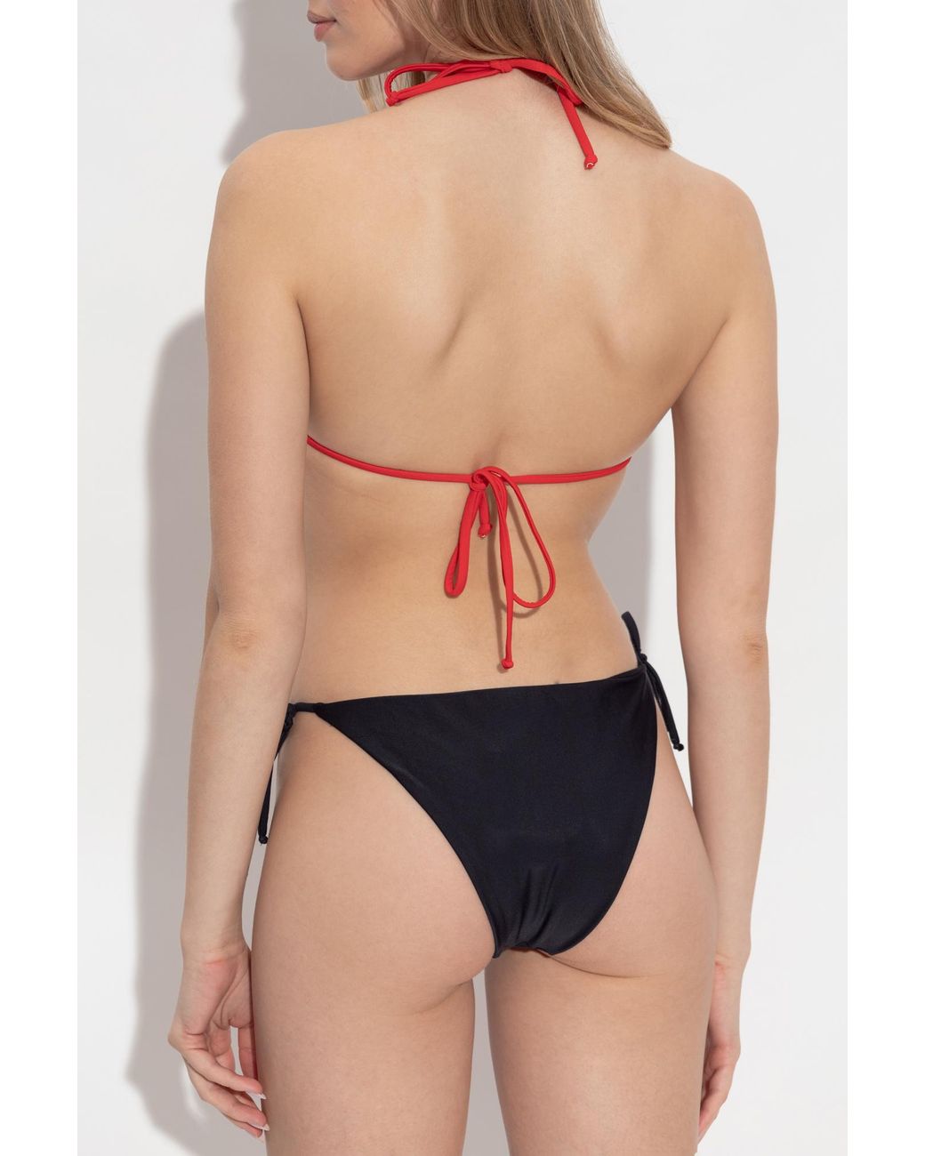 Moschino Red Bikini Top