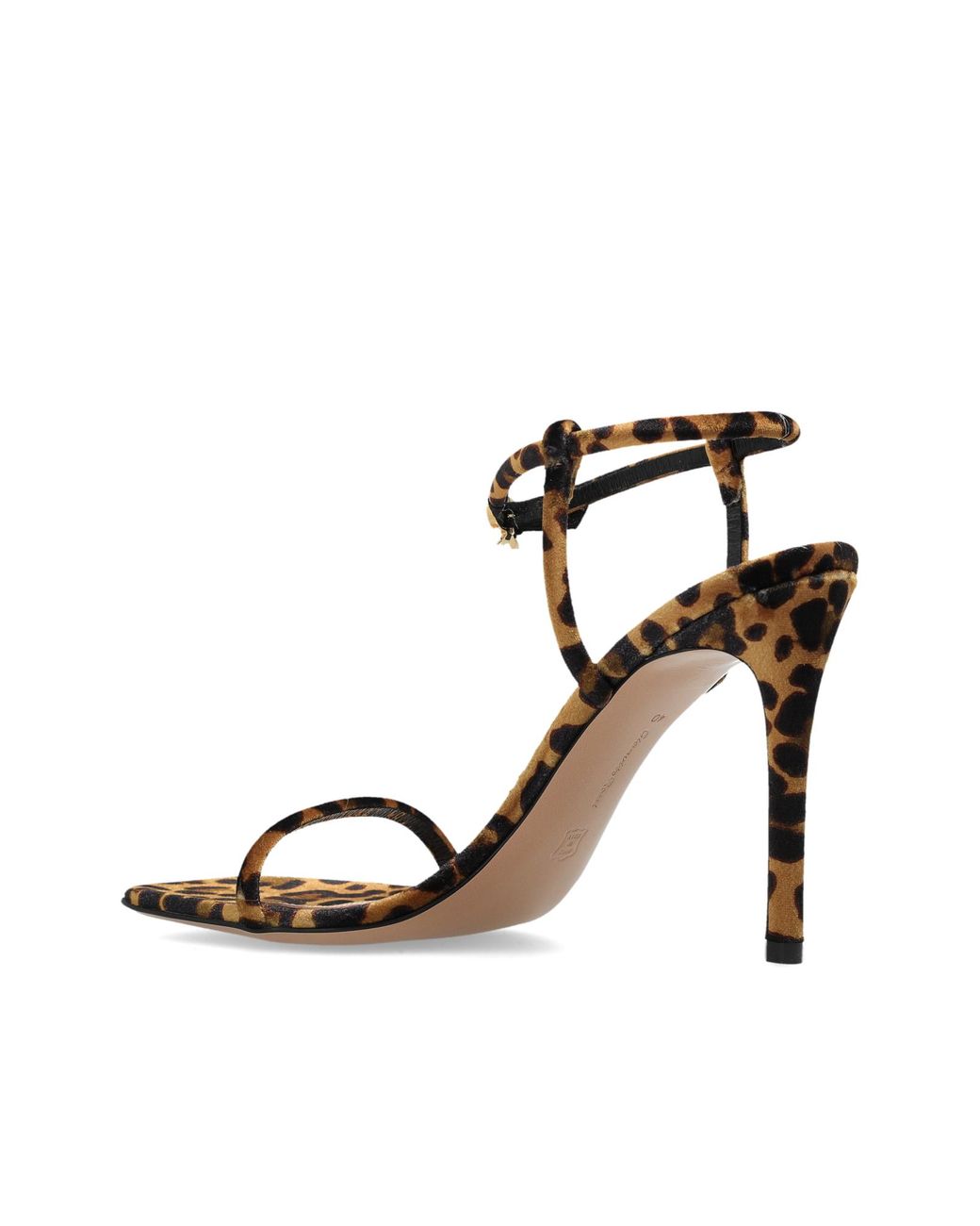 Gianvito Rossi Brown Leather Heeled Sandals