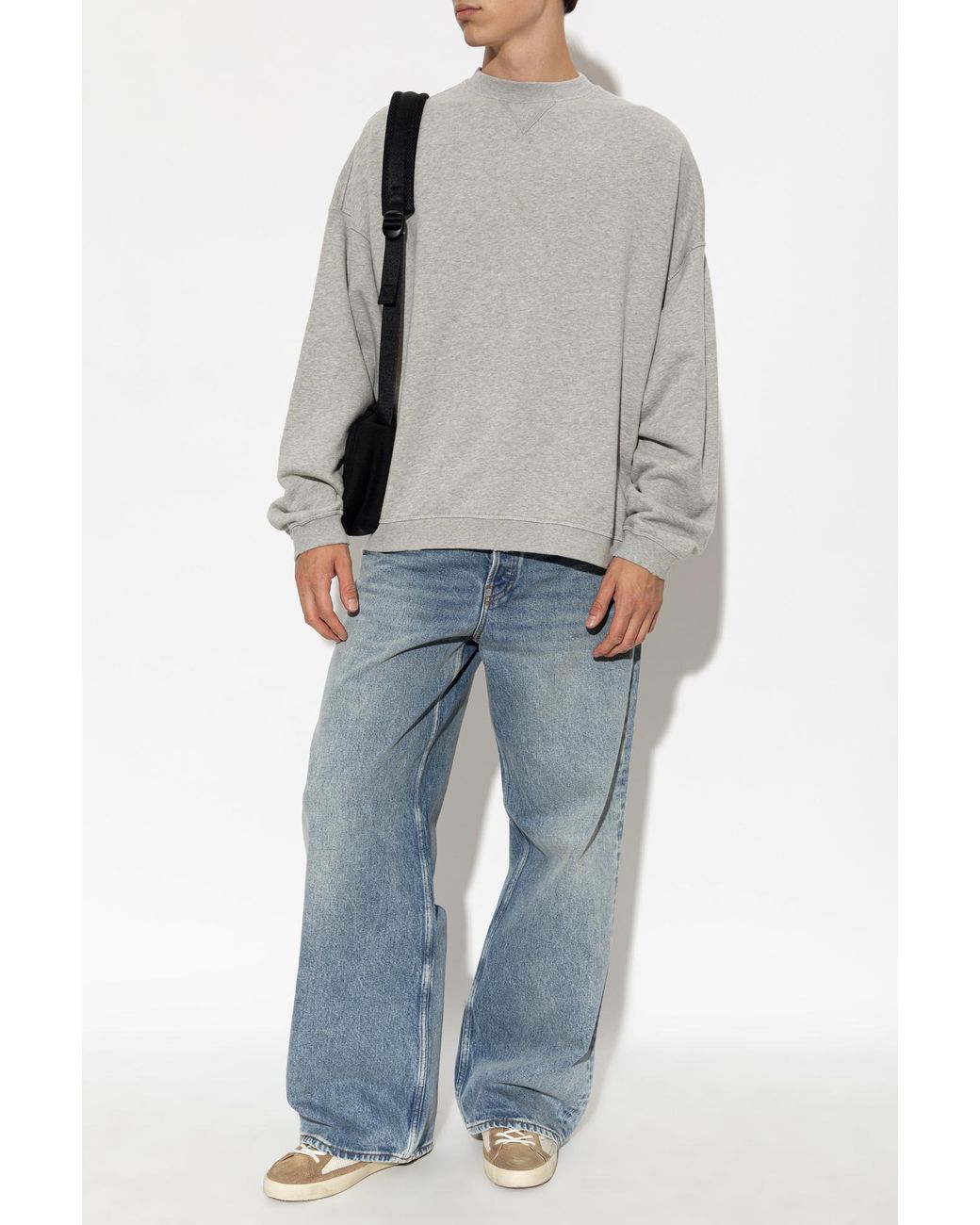 Golden Goose Deluxe Brand White "Oversize" Sweatshirt for men