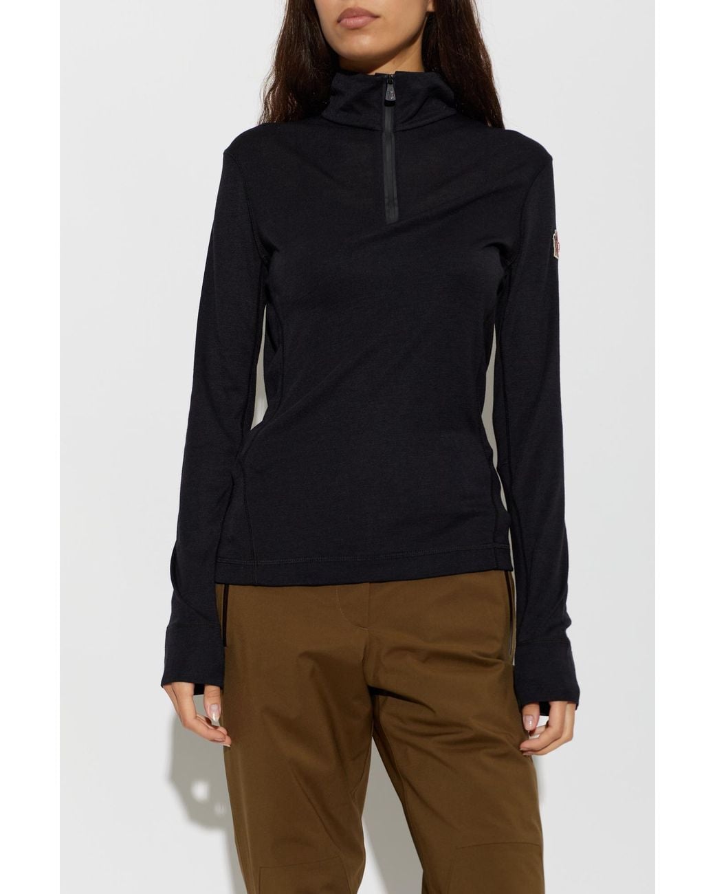 Moncler Black Performance & Style Thermal Top