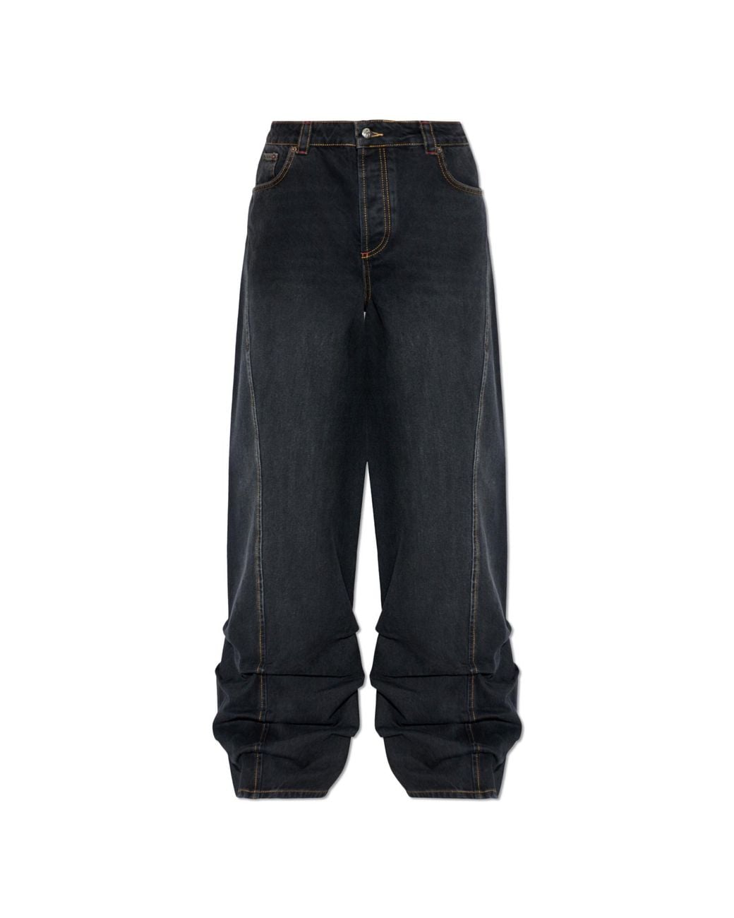AVAVAV Black Wide-Leg Jeans for men