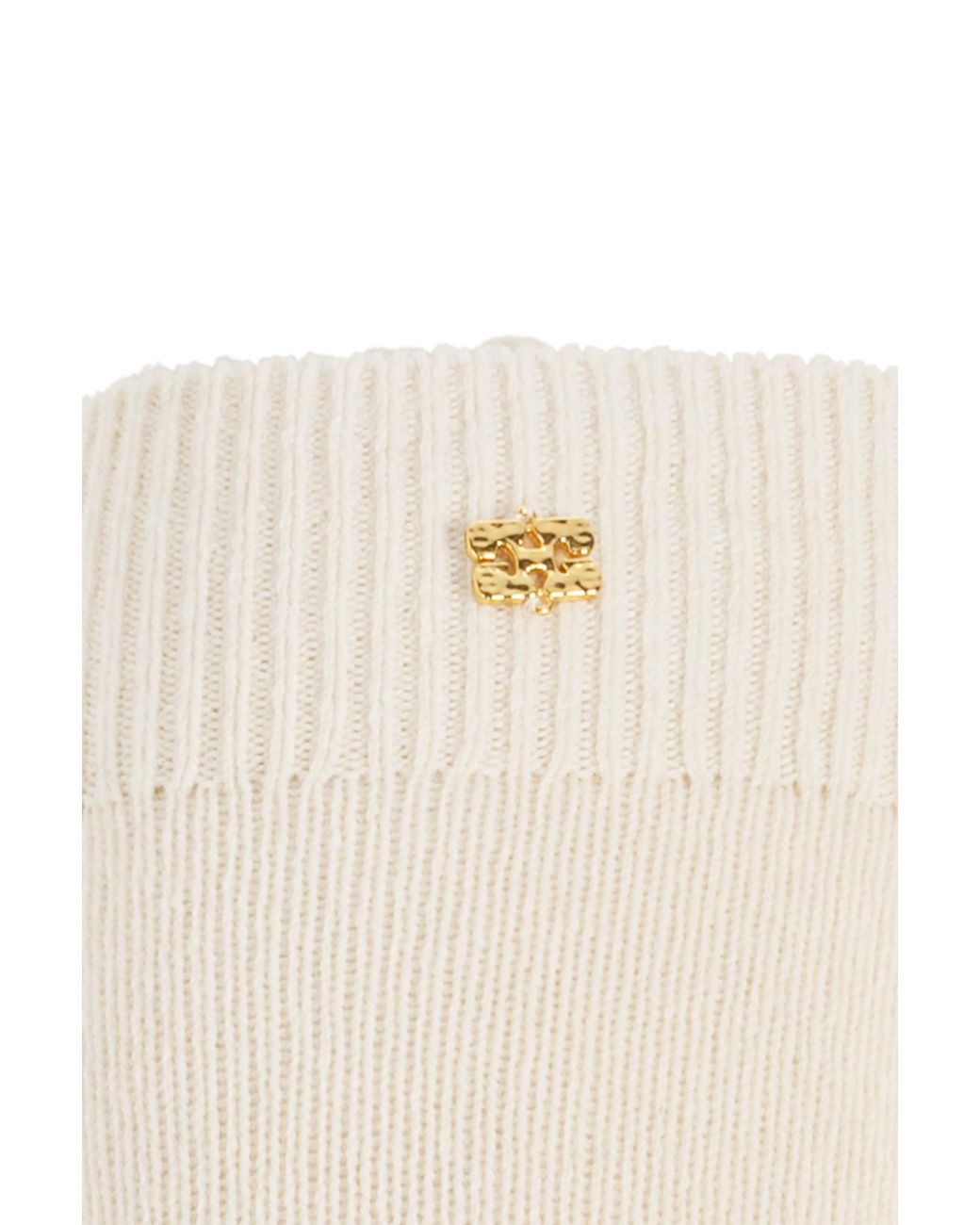 Ganni White Wool Socks