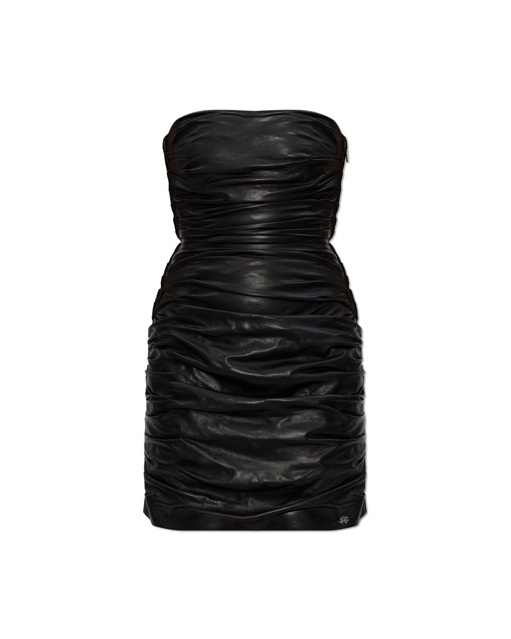 Amiri Black Leather Dress