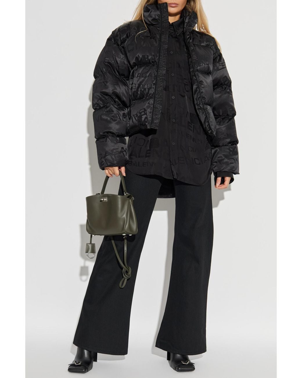 Balenciaga Black Down Jacket