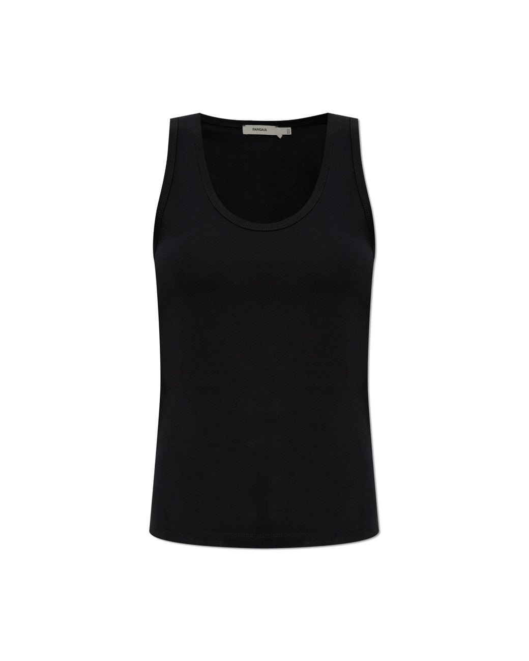 PANGAIA Black Sleeveless Top