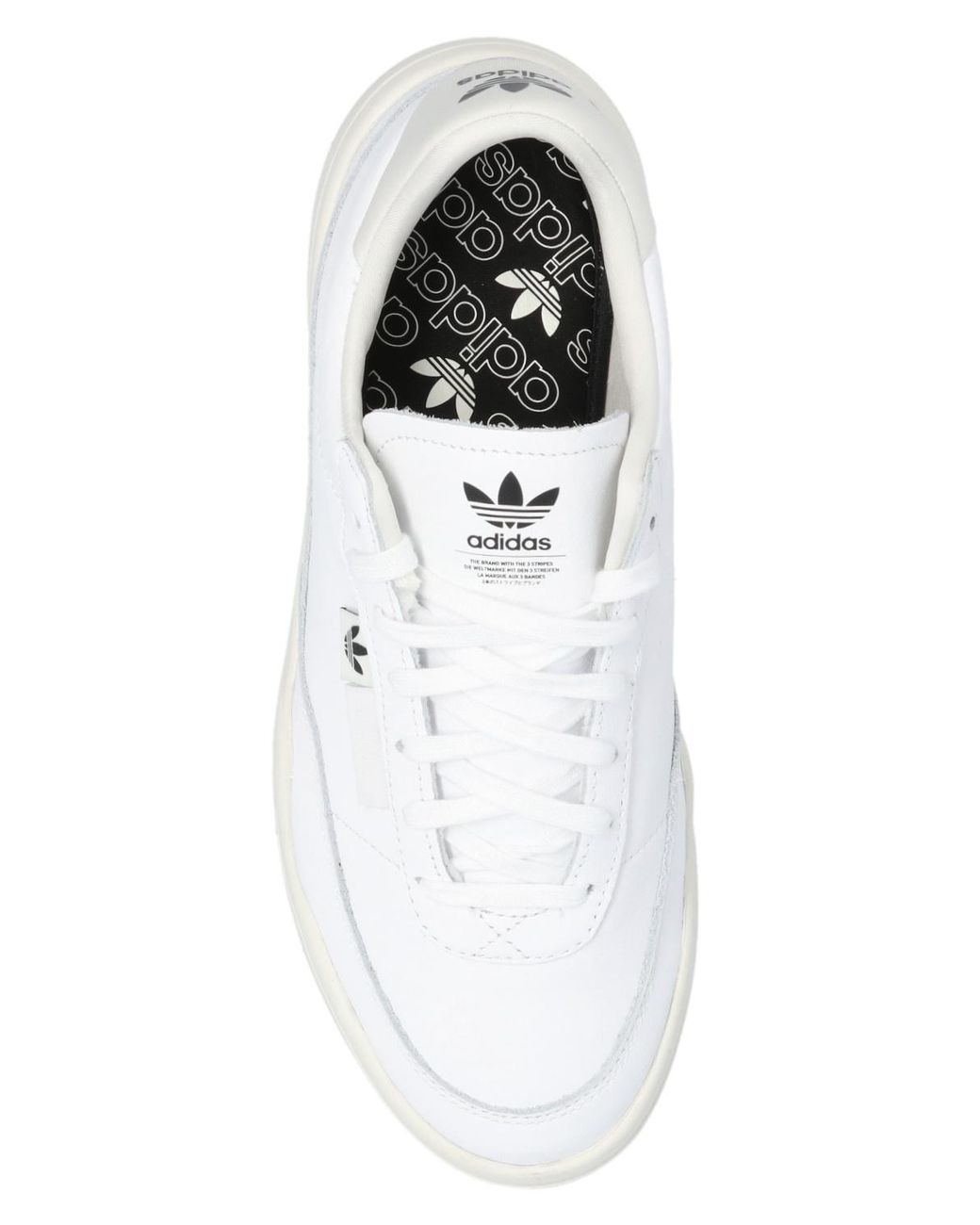 Adidas Originals Leather Her Court Sneakers In White Lyst Canada