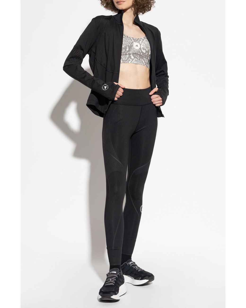 Adidas By Stella McCartney Black Logo Sweatshirt