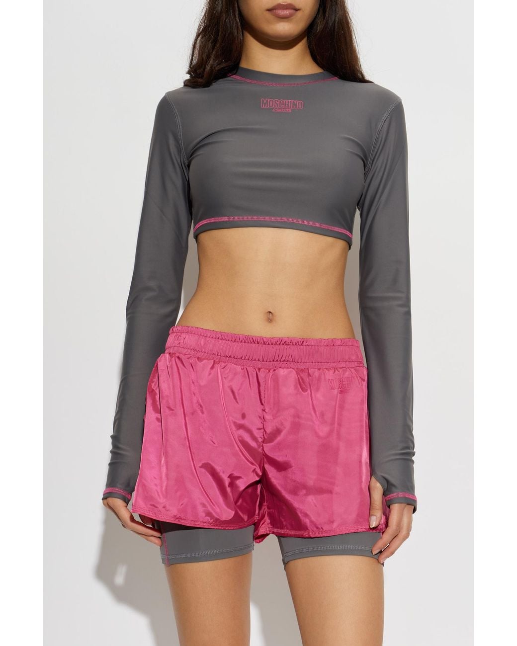 Moschino Red 'Active' Top