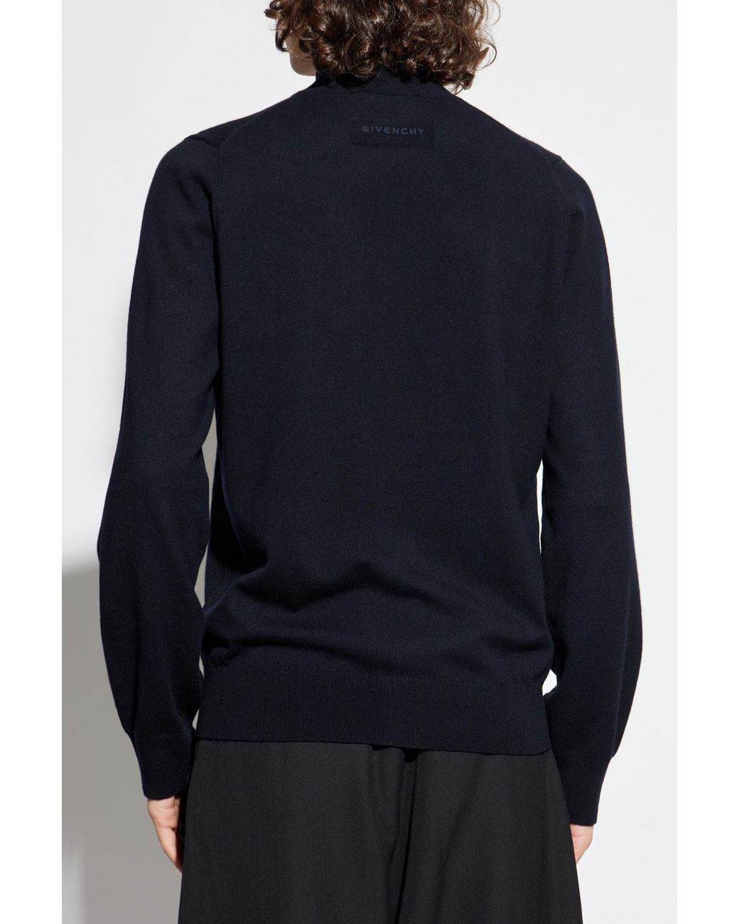 Givenchy Blue Cashmere Turtleneck for men