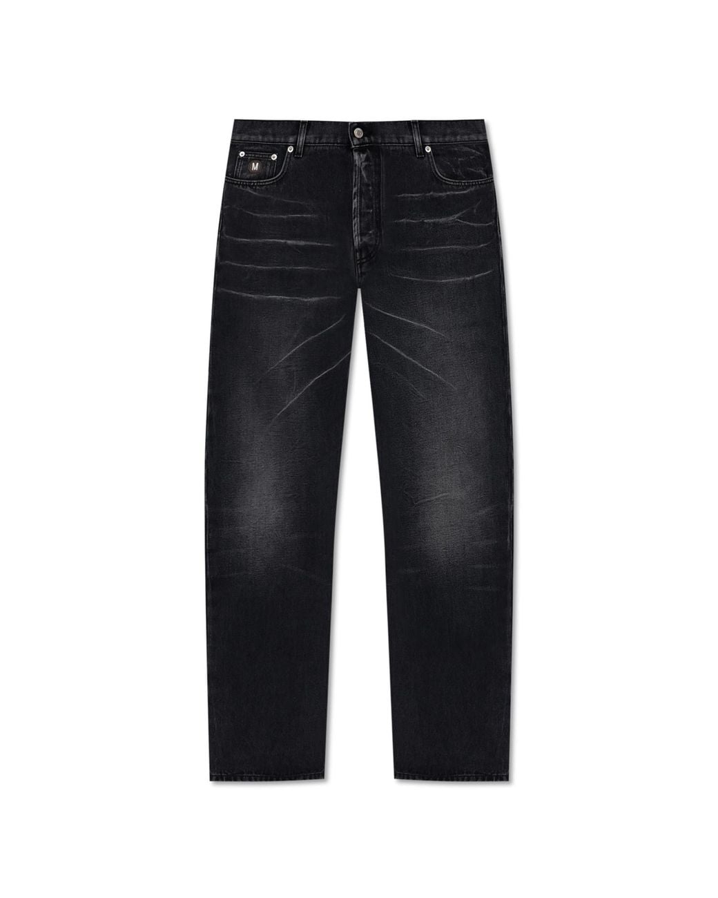Moschino Black Straight-Leg Jeans for men