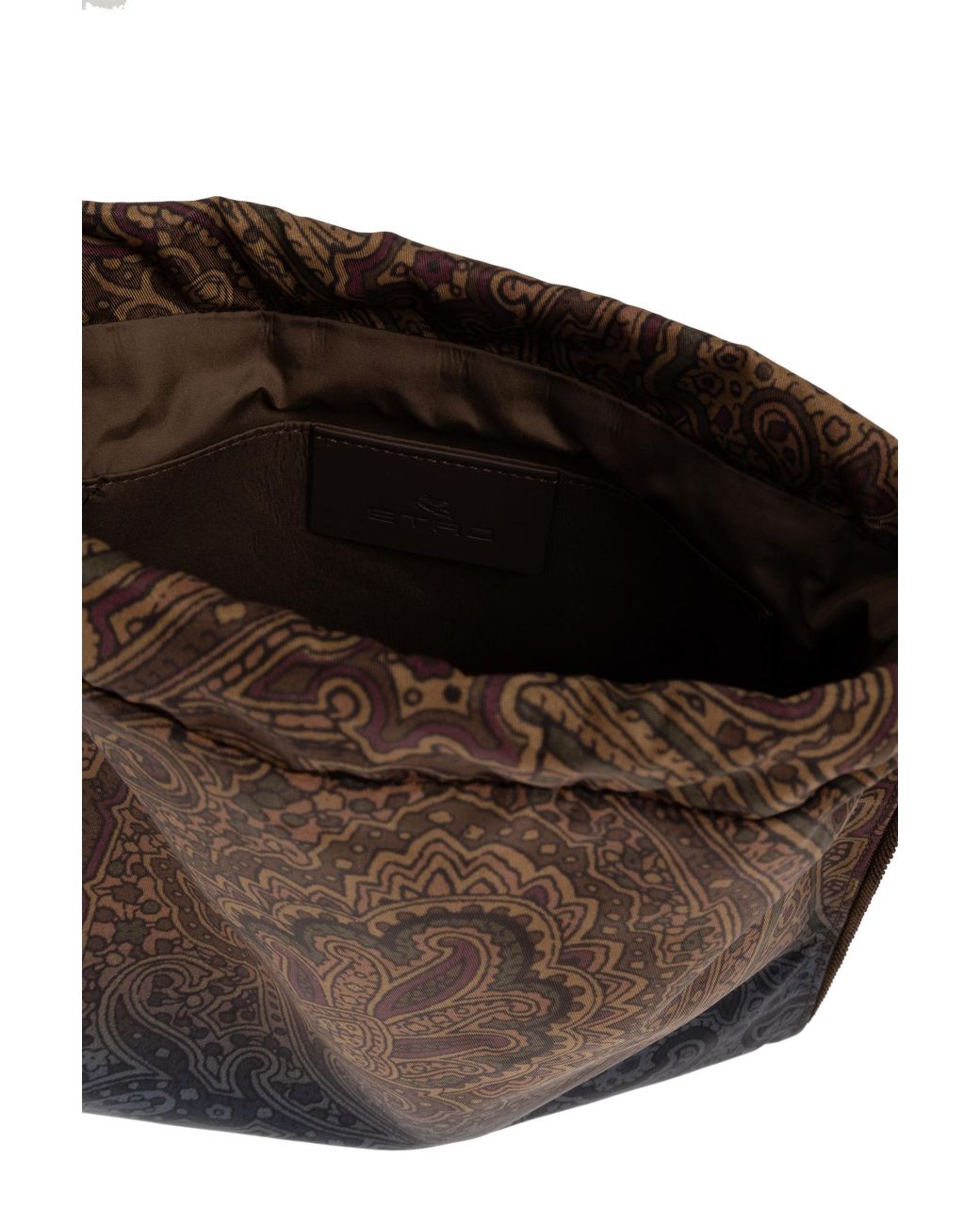 Etro Brown Patterned Bag