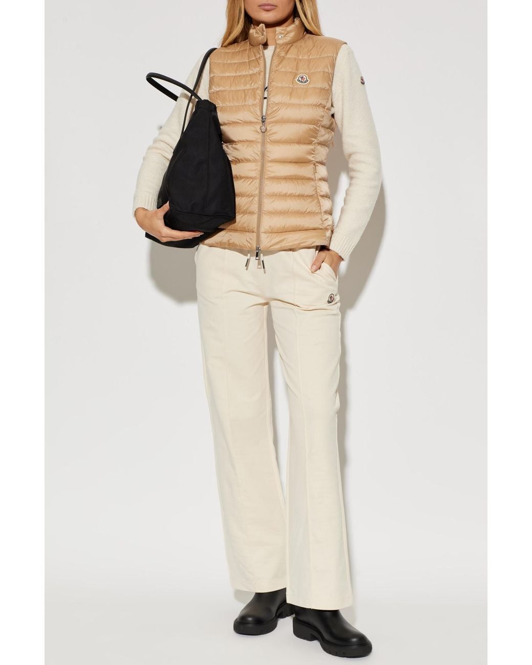 Moncler Natural "Igens" Quilted Vest