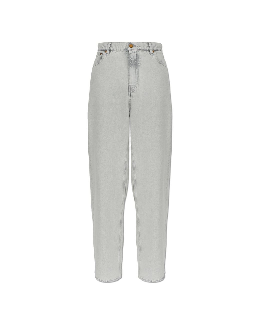Jil Sander Gray Straight-Leg Jeans for men