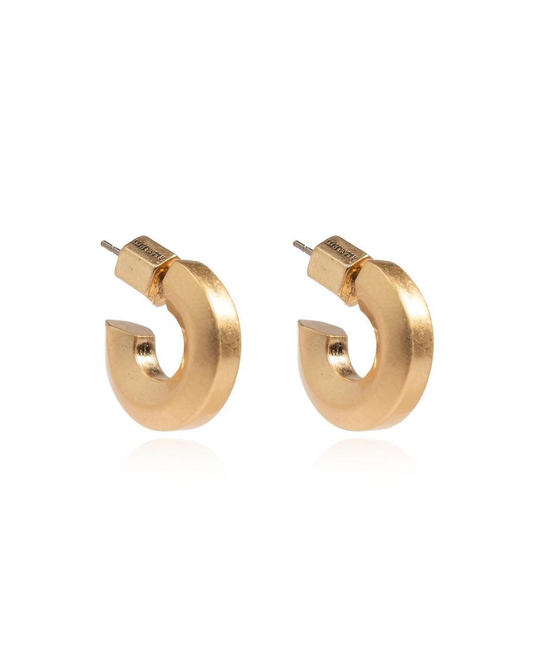 AllSaints Metallic Hoop Earrings