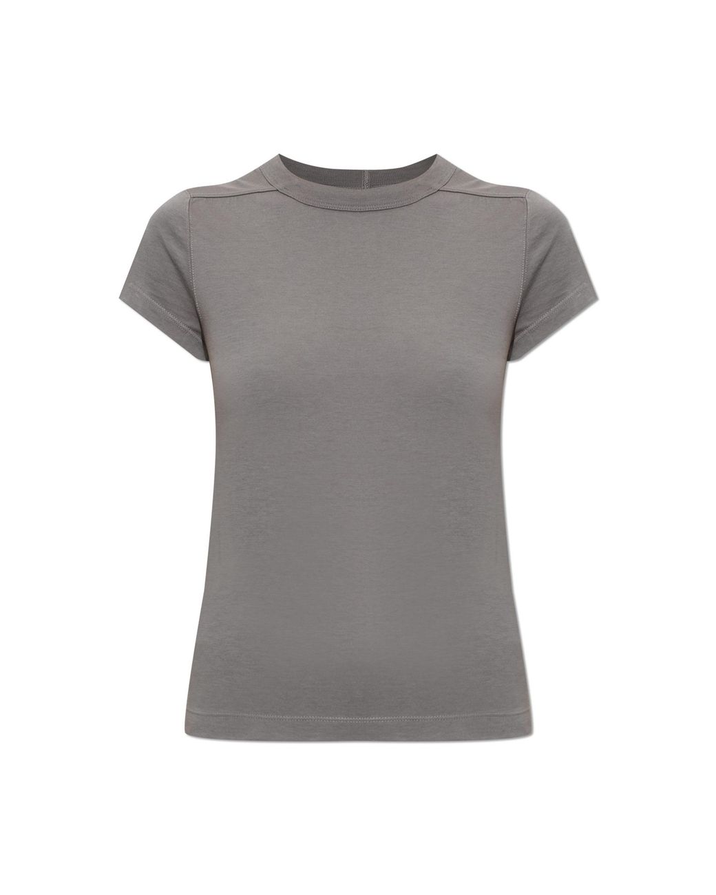 Rick Owens Gray Crew Neck T-Shirt