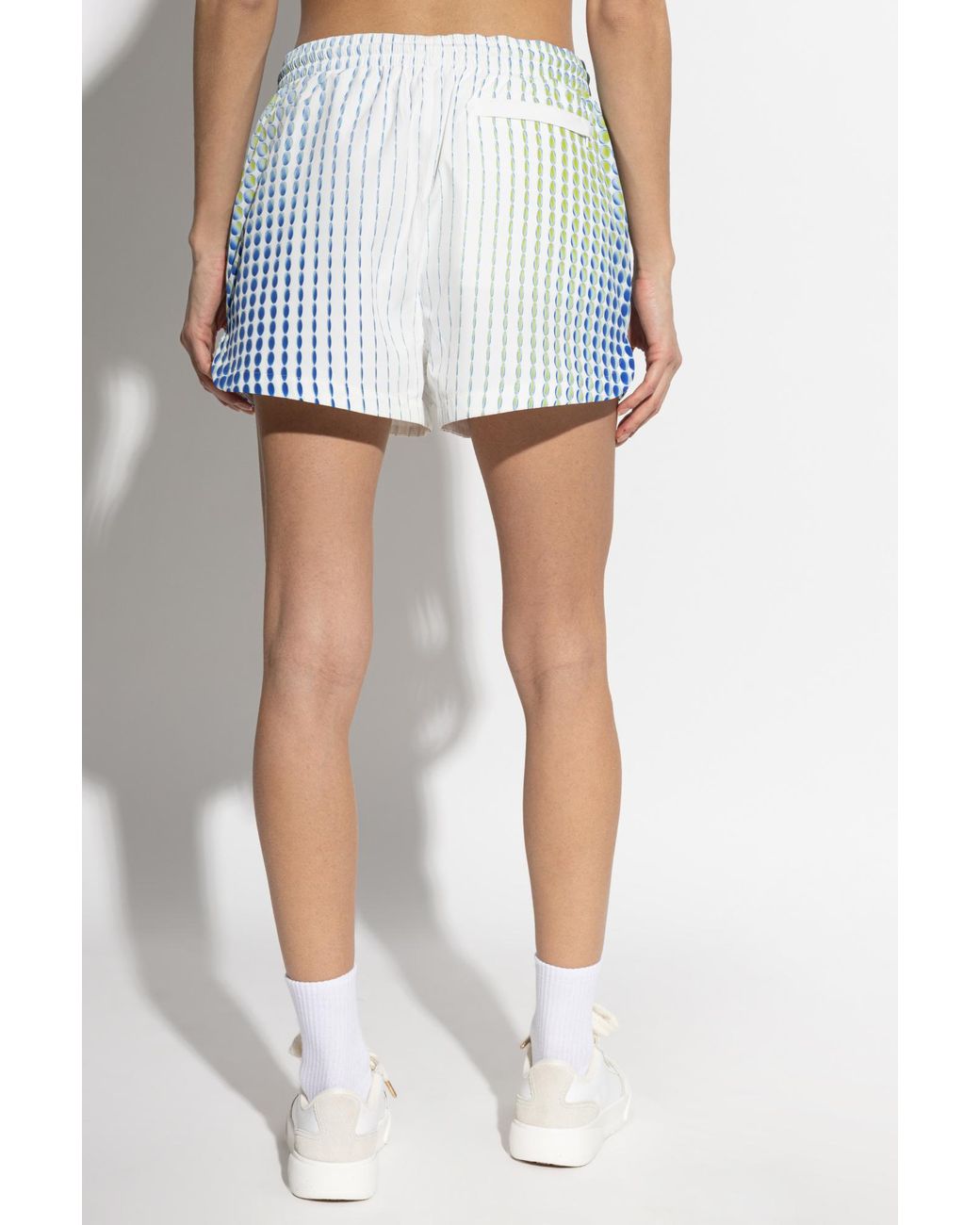 Casablanca White Polka Dot Patterned Shorts
