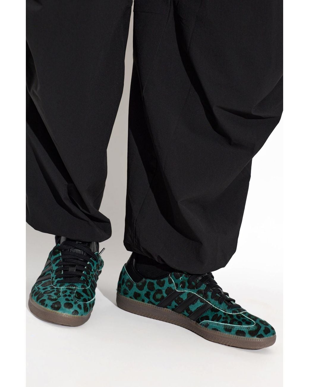 Adidas Originals Green 'Samba Og' Sports Shoes