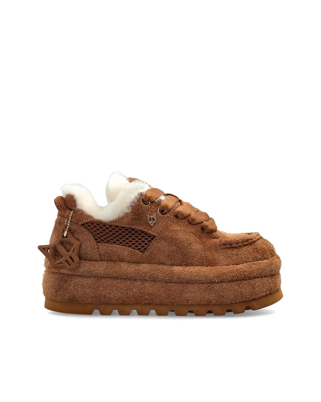 Naked Wolfe Brown 'Beau' Platform Shoes