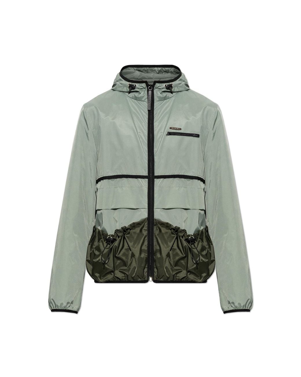 Marni Green Light Hooded Jacket for men