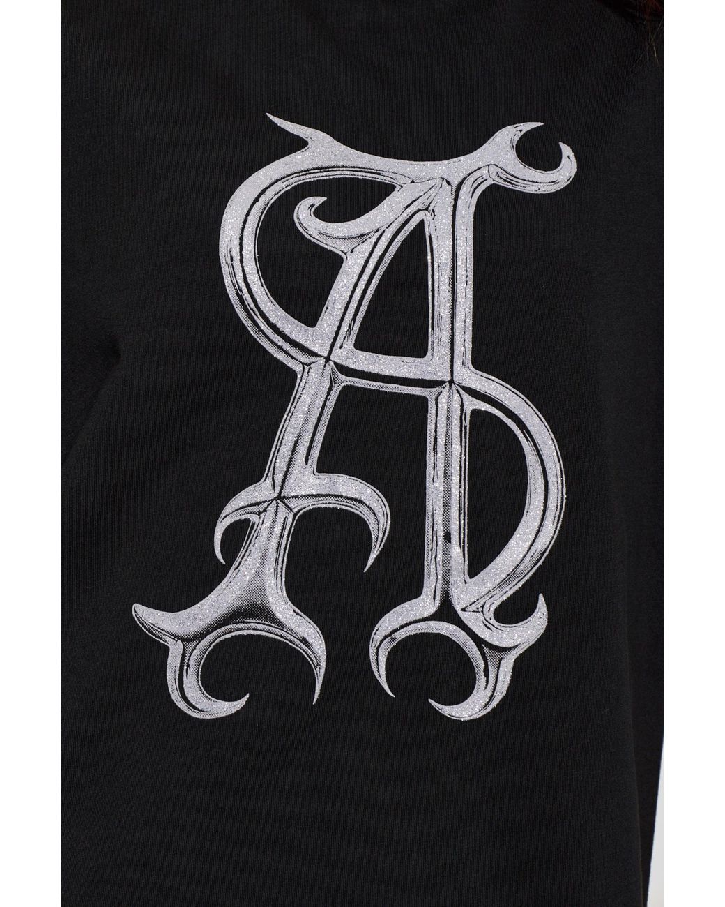 AllSaints Black T-Shirt 'Reflex Amelie'