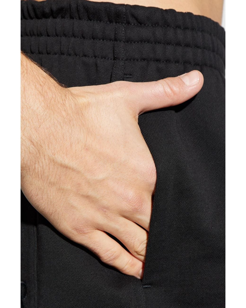 Represent Black "Initial" Shorts for men