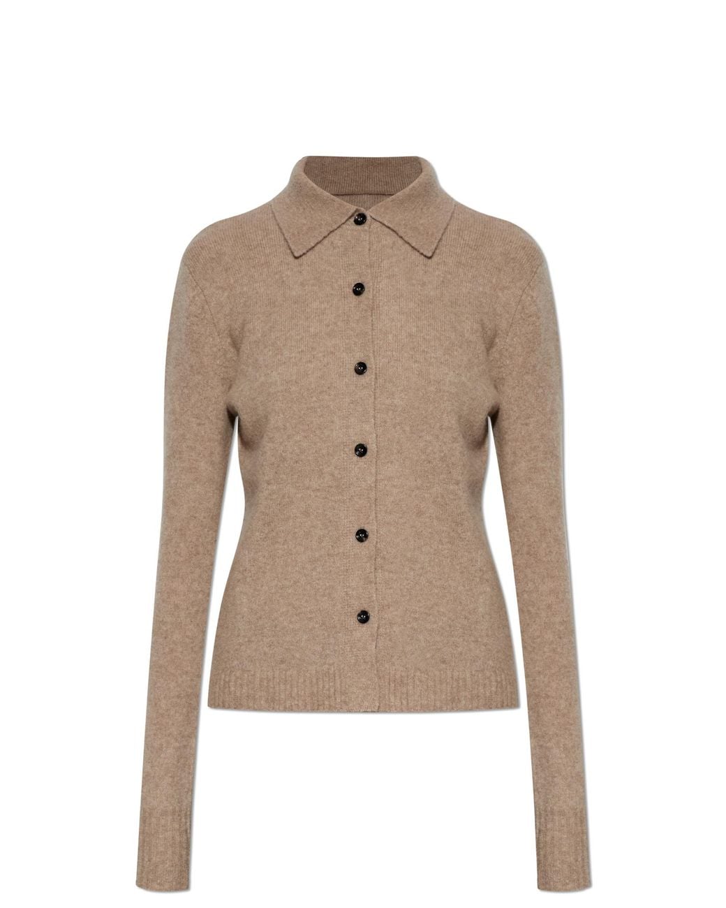 Max Mara Natural Wool Poncho 'Tebe'