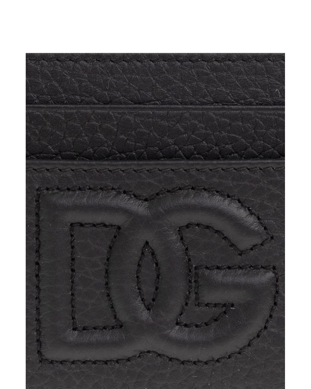 Dolce & Gabbana Black Card Case With Logo for men