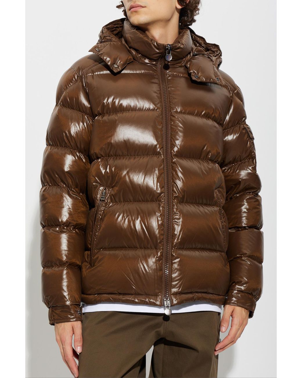 Moncler Brown 'Maya' Puffer Jacket for men