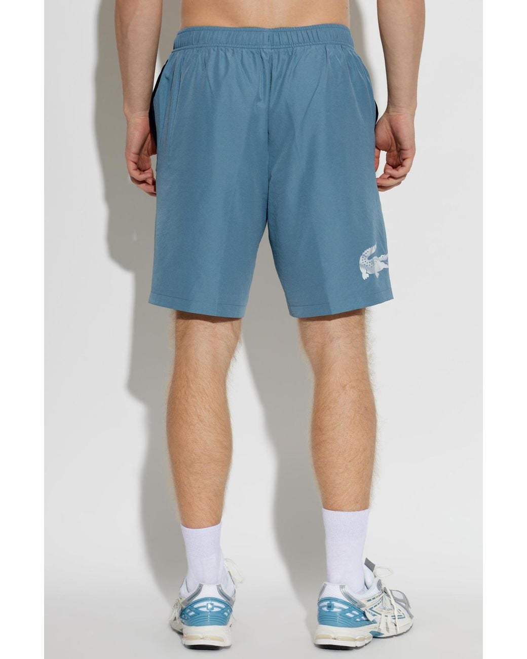 Lacoste Blue Logo Shorts for men