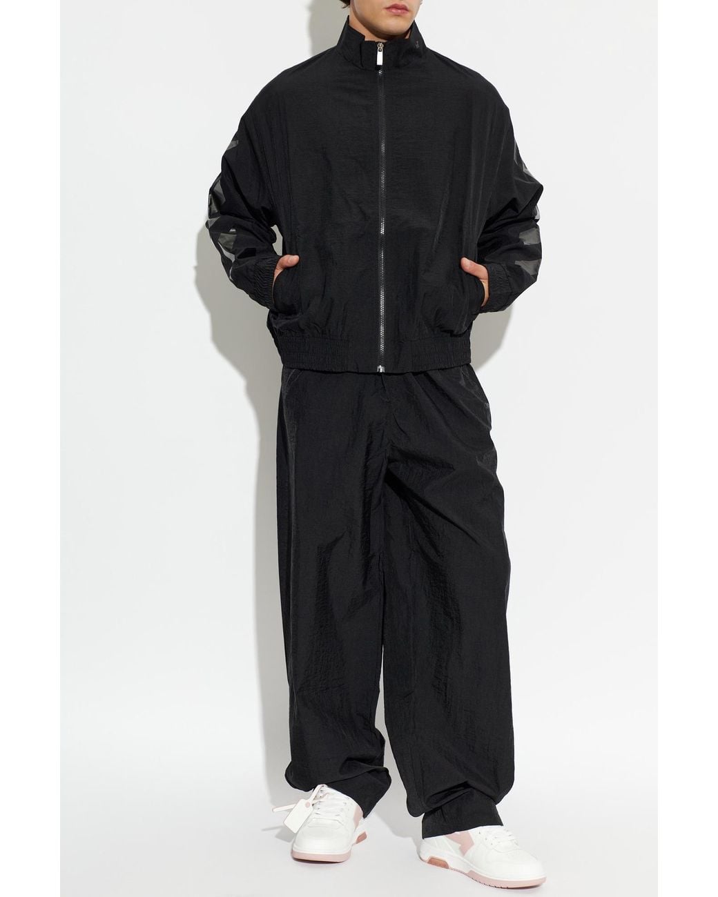 Off-White c/o Virgil Abloh Black Loose-Fit Trousers for men