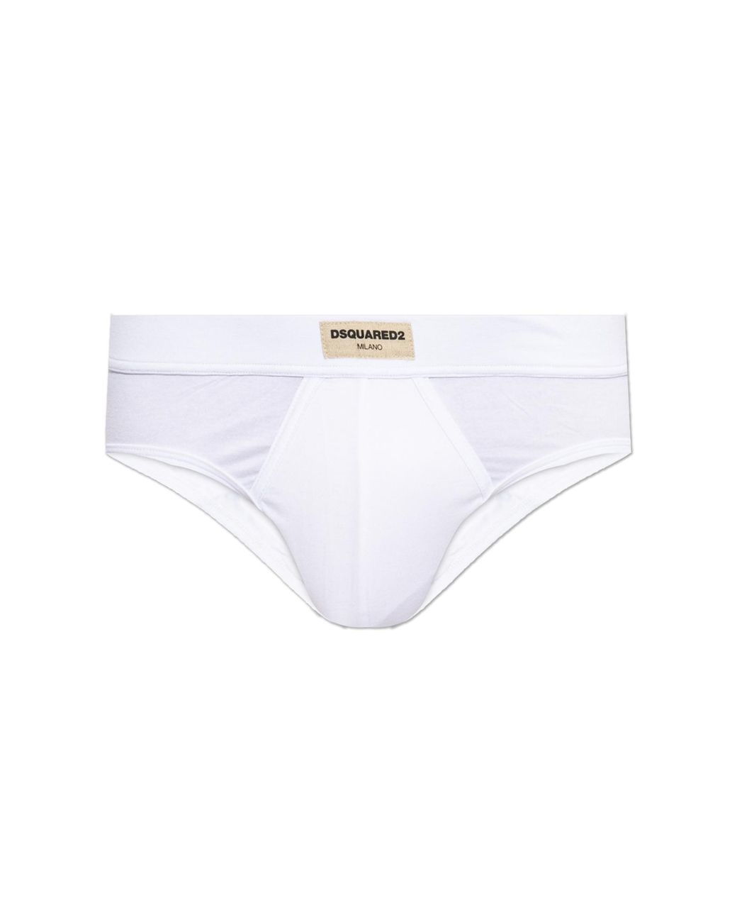 DSquared² White Briefs With Logo for men
