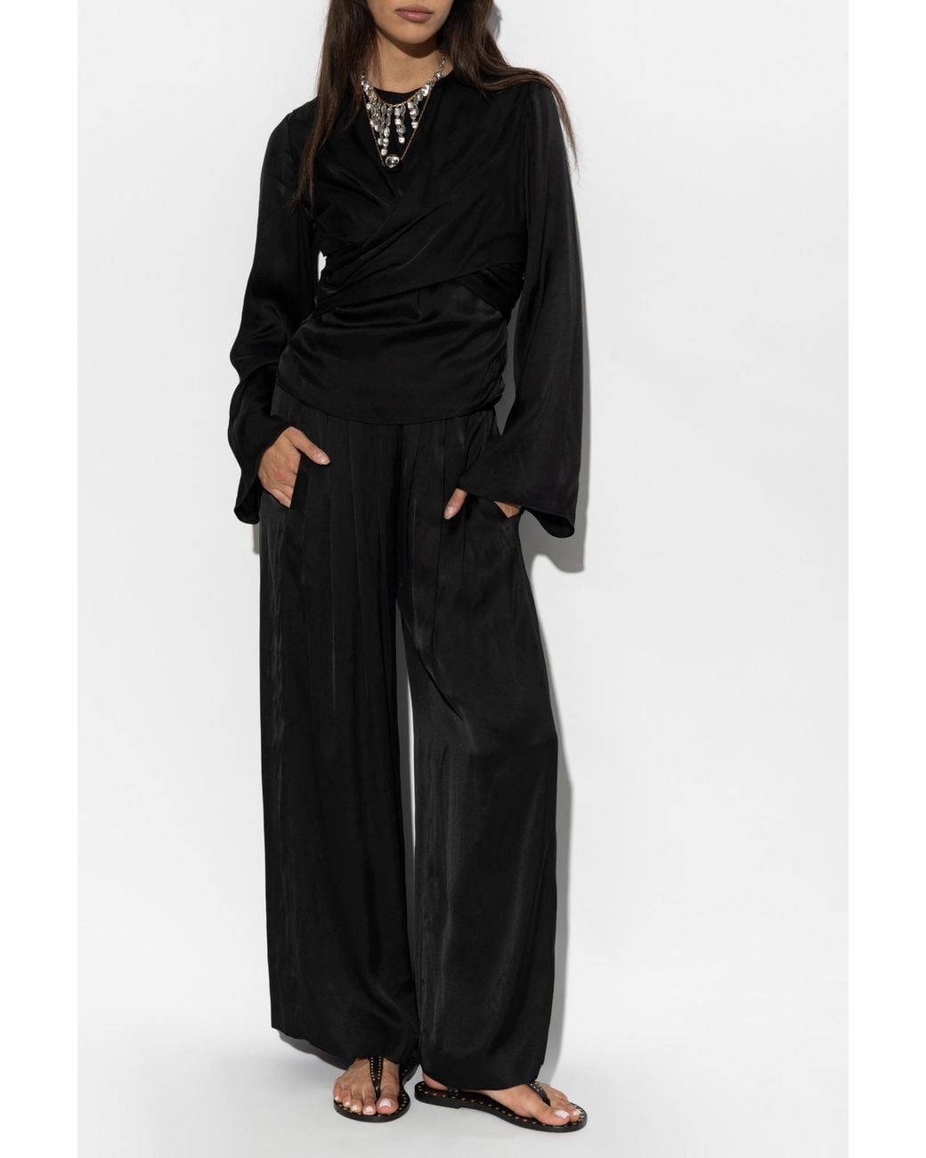 Isabel Marant Black Nolia Trousers