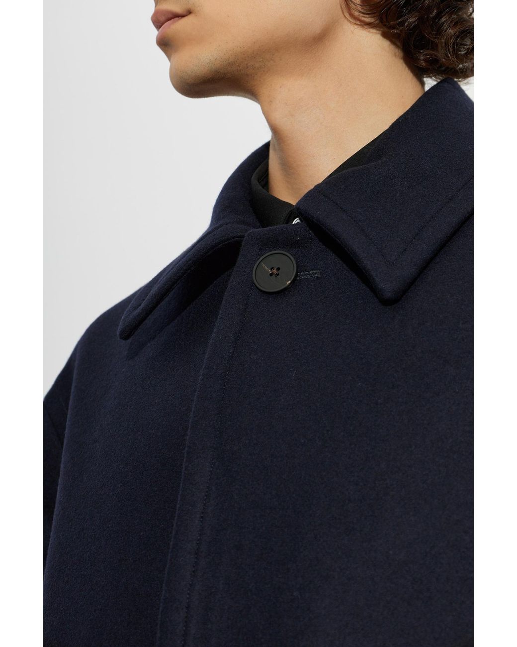 Studio Nicholson Blue "Ady" Coat for men