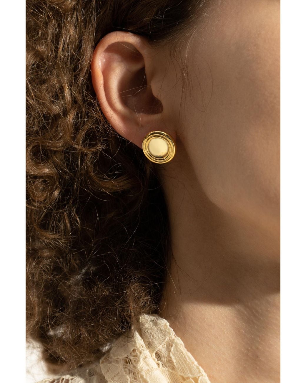 LIE STUDIO Metallic Earrings 'The Eloise'